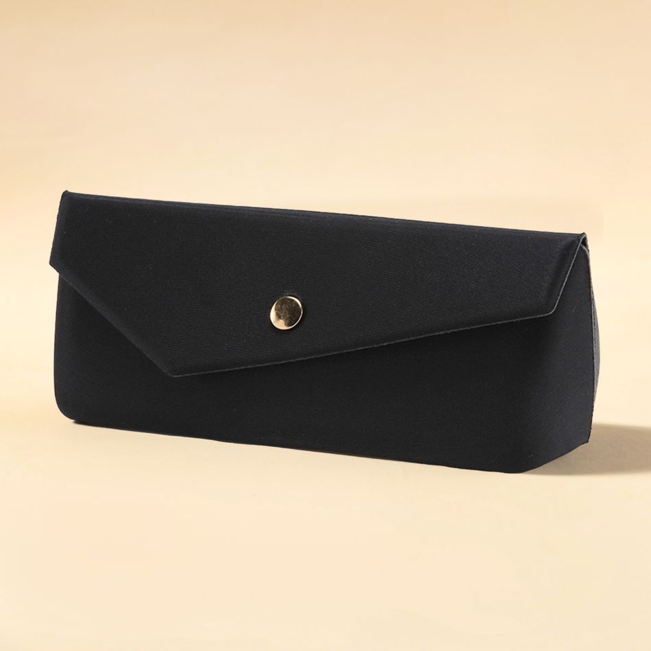Women Narrow Cat Eye Frame Fashion Glasses (With Glasses Case) Black big image 6