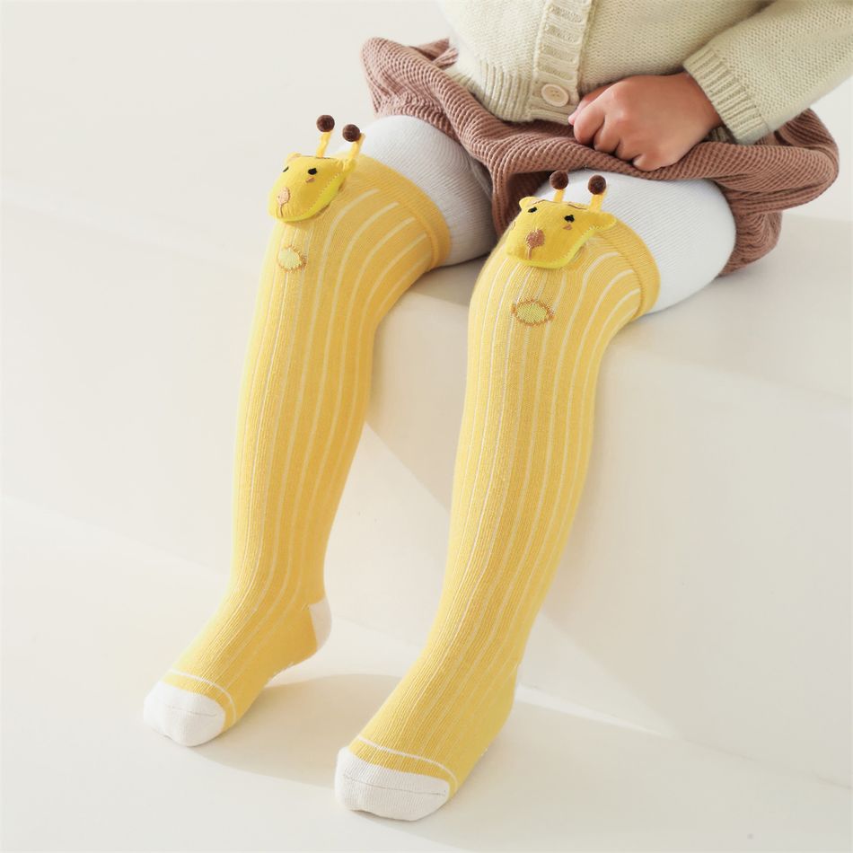 Baby 3D Cartoon Decor Long Stockings Yellow big image 5
