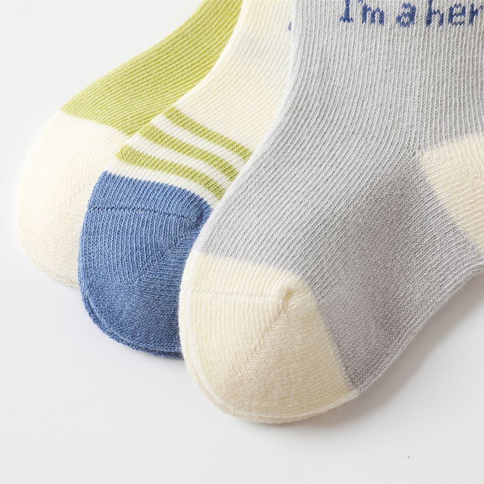4-pairs Baby / Toddler Cartoon Dinosaur Pattern Crew Socks Set Multi-color big image 7