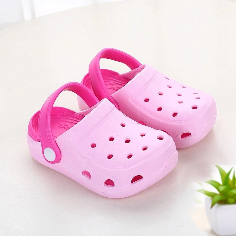 Toddler / Kid Hollow Out Vented Clogs Pink