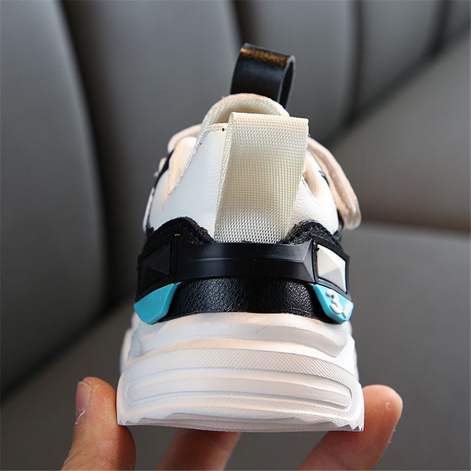 Toddler Boy / Girl Fashion Letter Decor Casual Athletic Shoes White big image 5