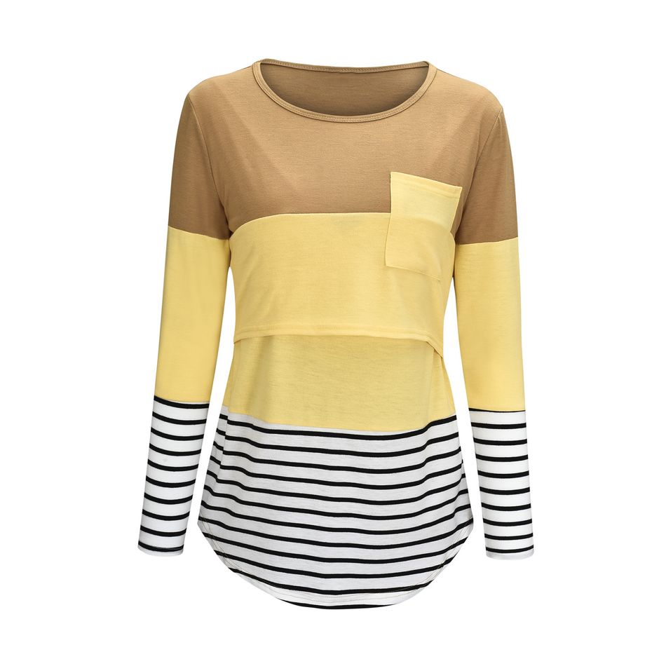 Camisola de amamentação de manga comprida Amarelo big image 4