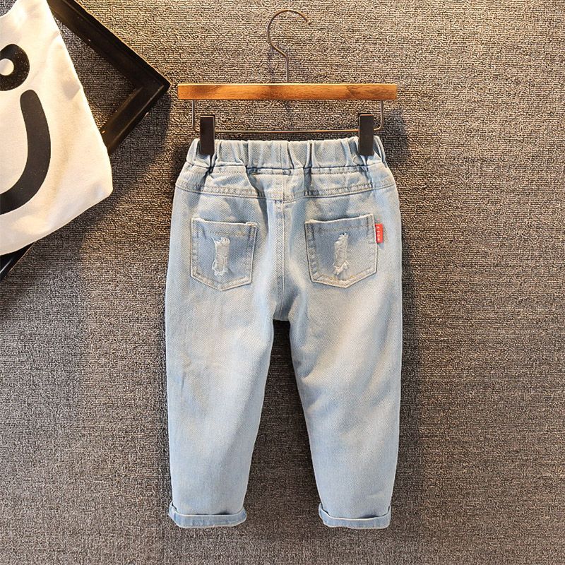 Baby / Toddler Fashion Ripped Jeans  Blue big image 3