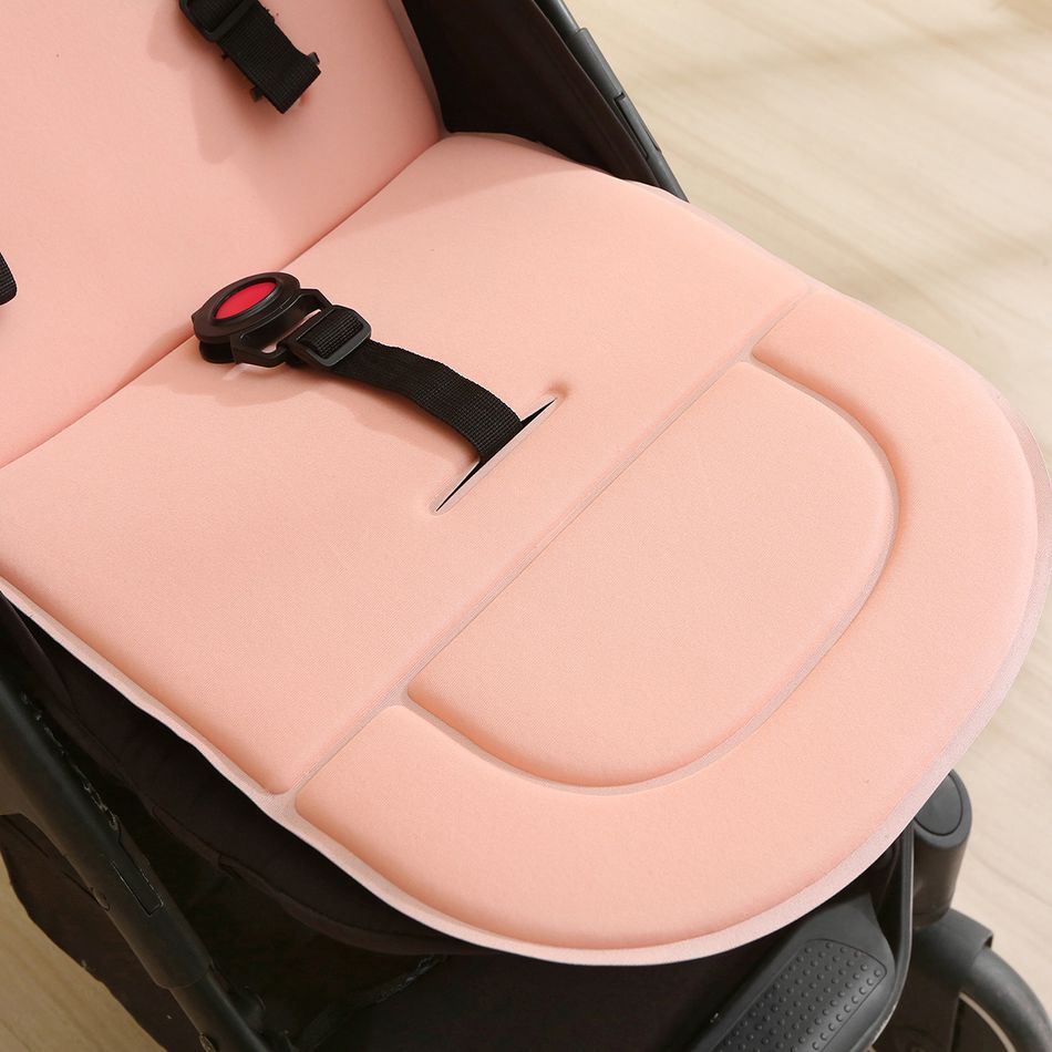 Stroller Seat Liner Stroller Cushion Pads Car Seat Insert for All Seasons Pink big image 4