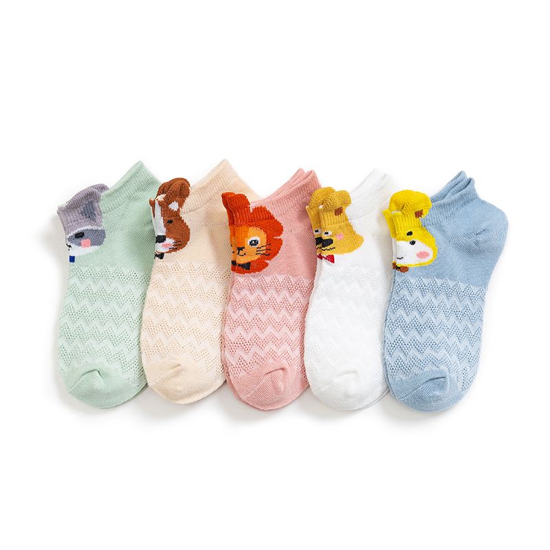 5-pack Baby / Toddler / Kid Animal Socks Multi-color