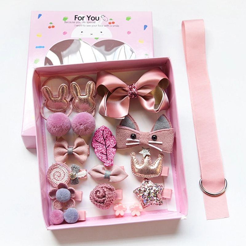 acessórios sets bonitas para meninas Rosa Escuro big image 1
