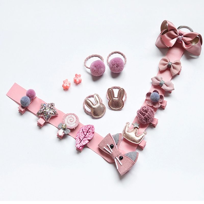 acessórios sets bonitas para meninas Rosa Escuro big image 4