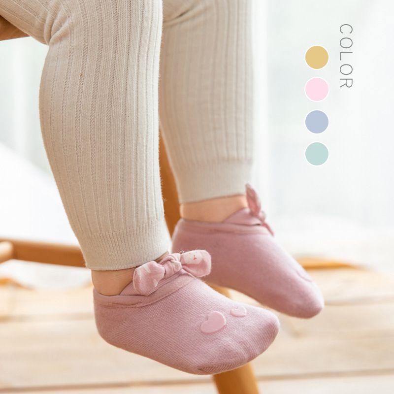 Baby / Toddler Love Bowknot Socks Pink big image 1