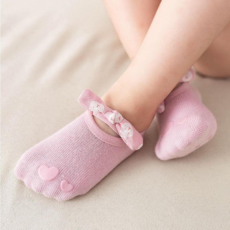 Baby / Toddler Love Bowknot Socks Pink big image 2