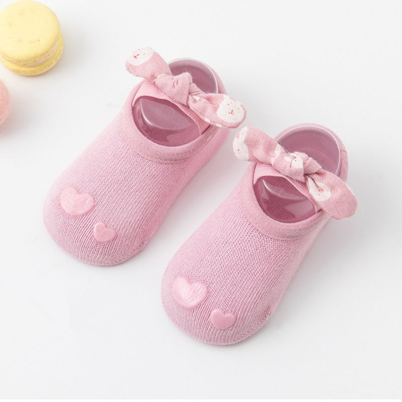 Baby / Toddler Love Bowknot Socks Pink big image 4