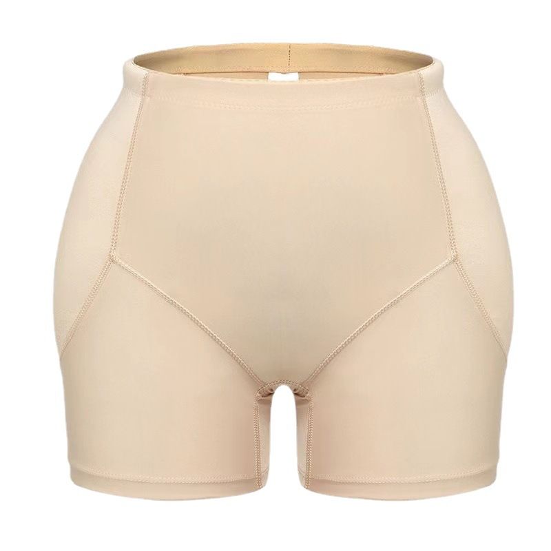 Women Padded Shapewear Panties Hip Enhancer Panties Shaper Shorts Sponge Padded Butt Lifter Padded Shapewear Apricot big image 1