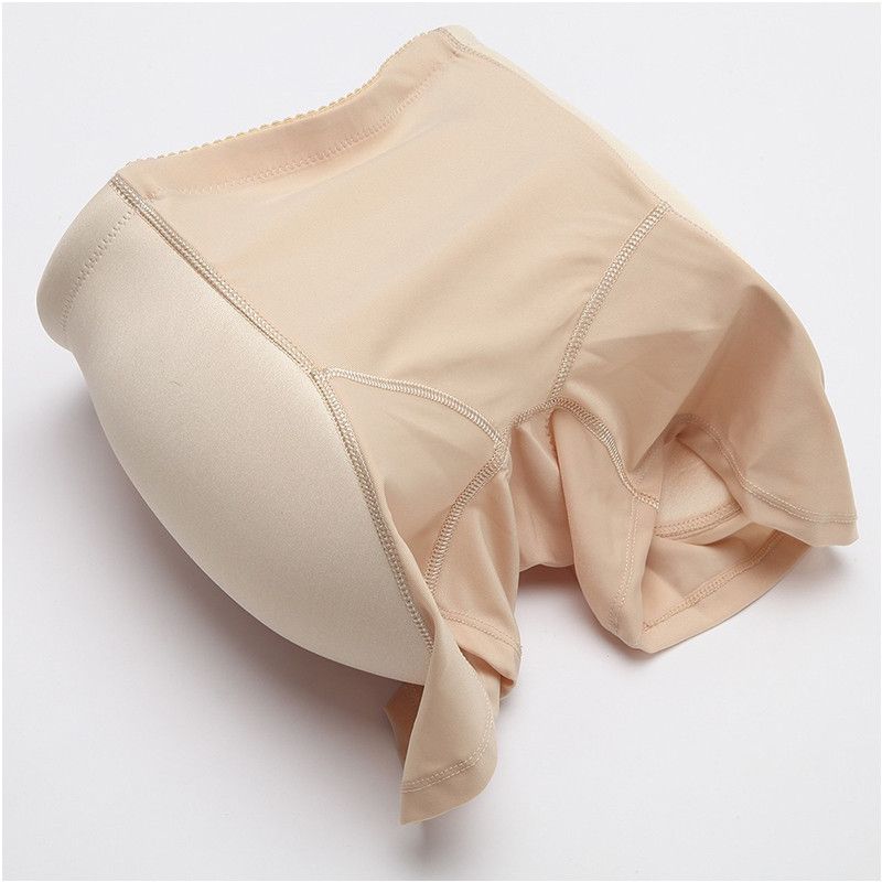 Women Padded Shapewear Panties Hip Enhancer Panties Shaper Shorts Sponge Padded Butt Lifter Padded Shapewear Apricot big image 7