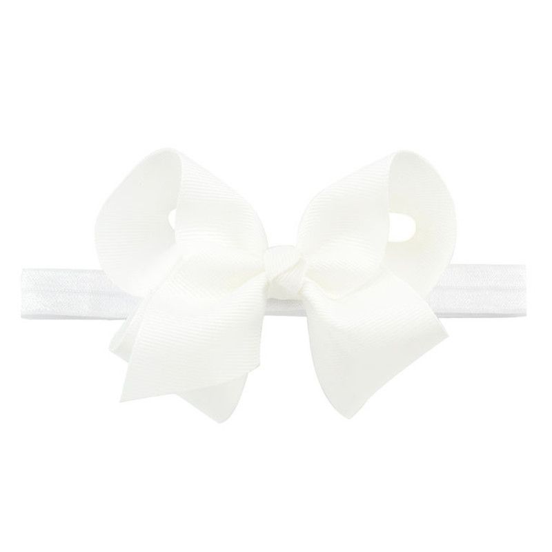 2-pack Handmade Pure Color Butterfly Bow High Flexibility Ribbed Headband for Girls Color-A big image 3
