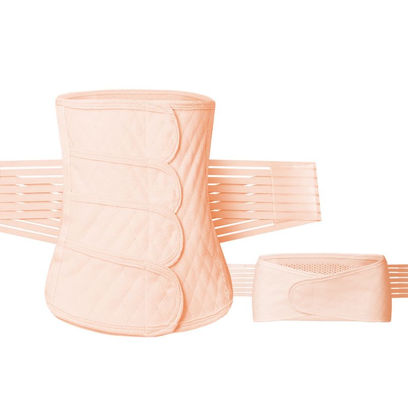 Women Waist Trainer Postpartum Shape Belt Waist Cincher Body Shaper for All Seasons Beige big image 1