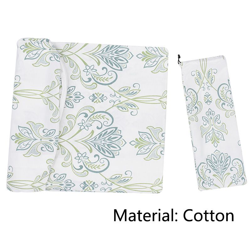 100% Cotton Floral Print Baby Nursing Cover Mother Nursing Poncho 360° Coverage Privacy for Breastfeeding Baby Car Seat Cover Shopping Cart Cover Stroller Cover Color-A big image 4