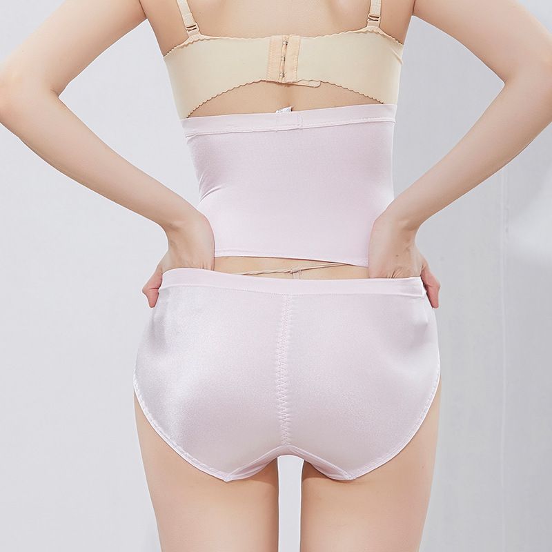 Women Hi-Waist Crisscross Tummy Control Panty Butt Lifter Shapewear Waist Trainer Tummy Control Shorts Body Shaper Cincher Girdle Pink big image 2