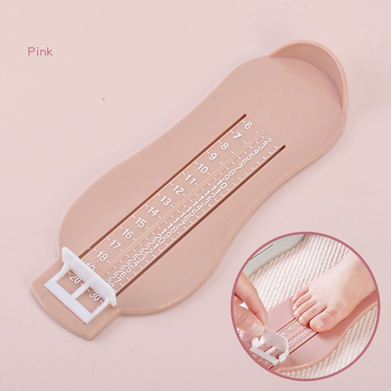 Foot Measurement Device Shoe Size Measuring Devices for 0-8 Y Kids (Multi Color Available) Pink big image 3