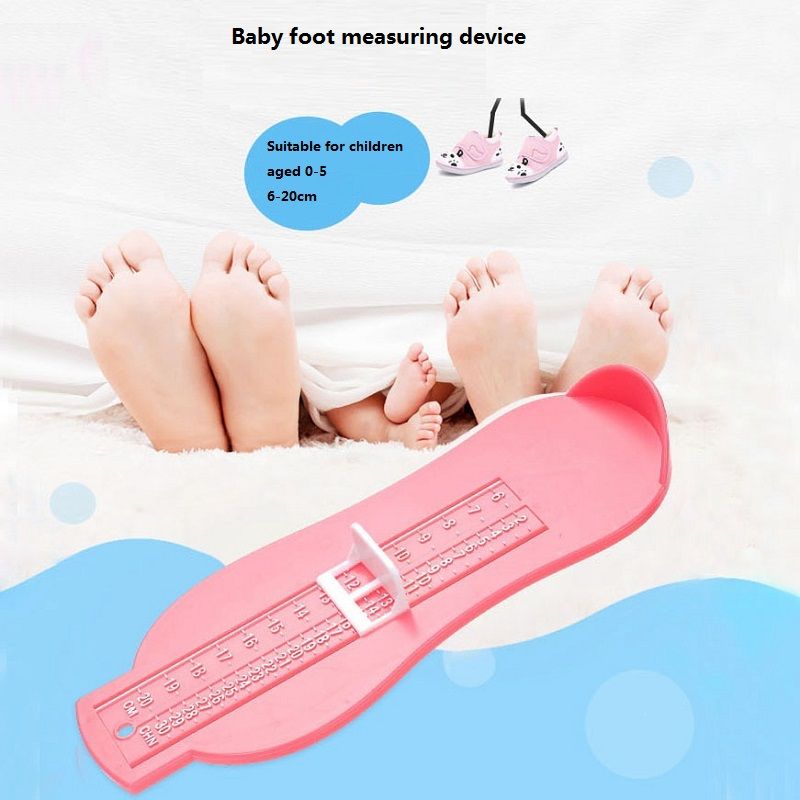 Fußmessgerät Schuhgrößenmessgeräte für Kinder von 0–8 Jahren (mehrfarbig erhältlich) Fuchsie big image 8