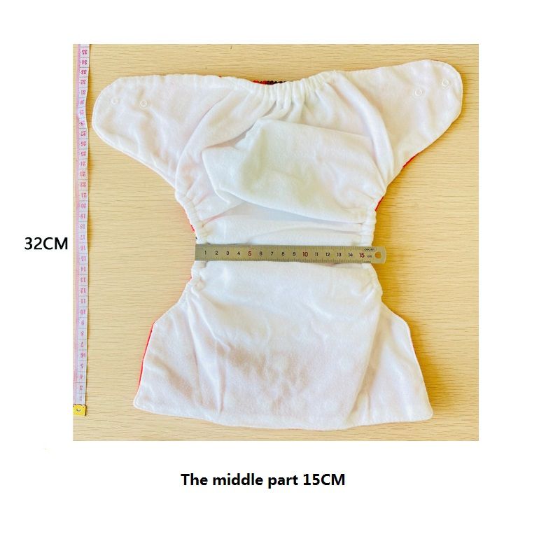 pannolini di stoffa per bambini di natale regolabili lavabili riutilizzabili per bambine e bambini Rosso big image 5