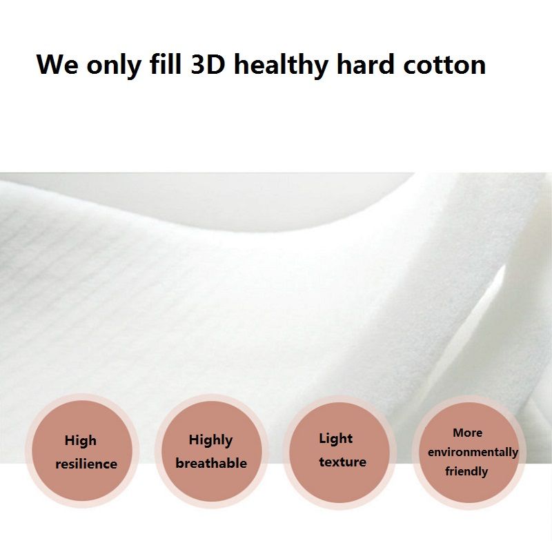 1-piece 100% Cotton Baby Crib Bumpers Removable Guard Rail Padded Circumference Bed Protection Safety Bed Side Rail Guard Protector Light Pink big image 5