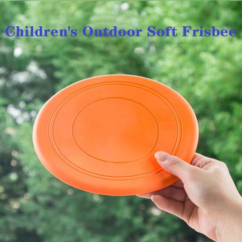 Brinquedos de frisbee macio ao ar livre com disco voador para crianças brinquedos de gramado ao ar livre jogos de quintal para crianças e adultos Rosa Quente big image 3