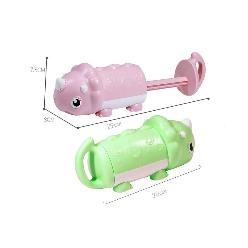 Kids Dinosaur Pull-out Water Guns Animal Character Water Blaster Squirt Guns Water Soakers Toys for Summer Swimming Pool Beach Outdoor Games Pink big image 7