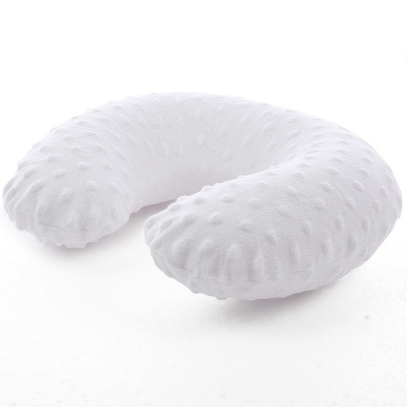 Baby U-Shaped Neck Pillows Kids Inflatable Travel Pillow Head Protector Safety Pad Cushion for Car Seat Airplanes Train White