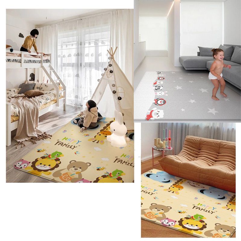 Baby Rug for Crawling Baby Play Mat Toddlers Kids Area Rugs Cartoon Playmat (70.87*59.06inch) Multi-color big image 3