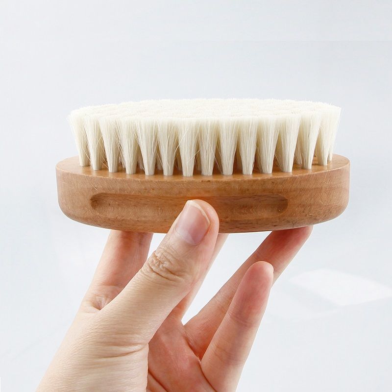 Wooden Baby Hair Brush & Pear Wood Comb Set for Newborns and Toddlers Perfect Baby Registry Gift Khaki big image 6