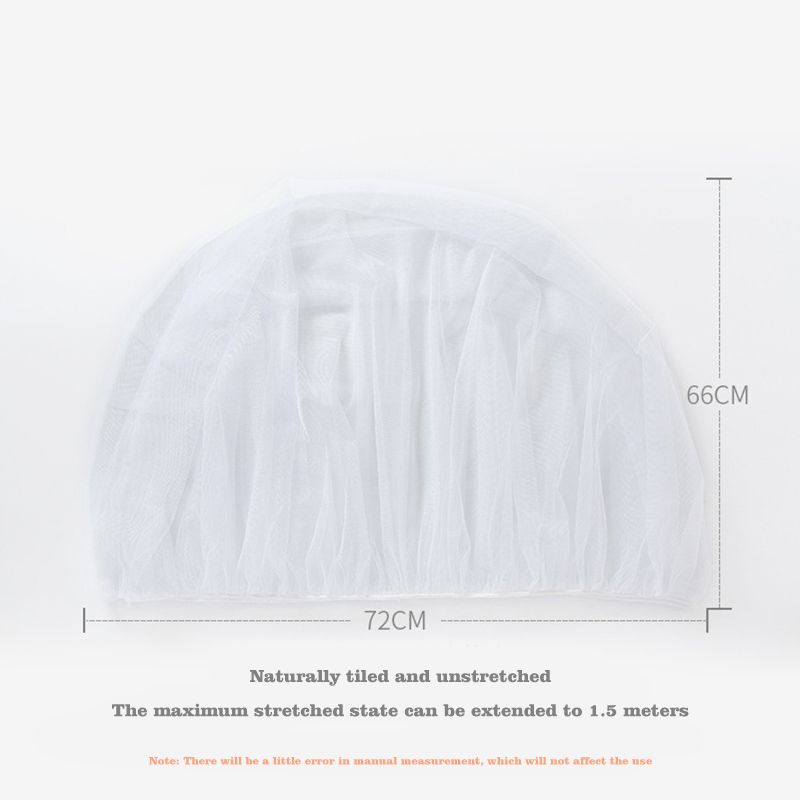 Baby Carriage Mosquito Net Full Cover Universal Baby Stroller Increase Encryption Umbrella Cart Trolley Anti-mosquito Net White big image 4