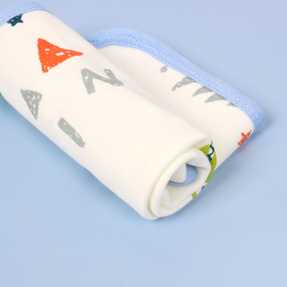 100% cotone modello cartone animato fasciatoi per pannolini per bambini impermeabile e traspirante tappetino per pannolini riutilizzabili Verde big image 5