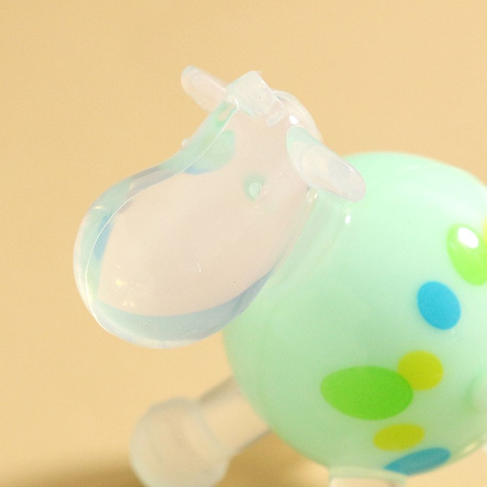 brinquedo mordedor de bebê de silicone criativo dos desenhos animados em forma de animal mastigar brinquedos mascar as gengivas exploração sensorial Verde big image 3