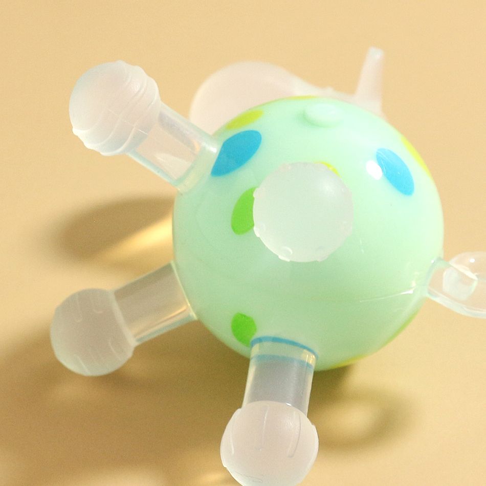 brinquedo mordedor de bebê de silicone criativo dos desenhos animados em forma de animal mastigar brinquedos mascar as gengivas exploração sensorial Verde big image 4
