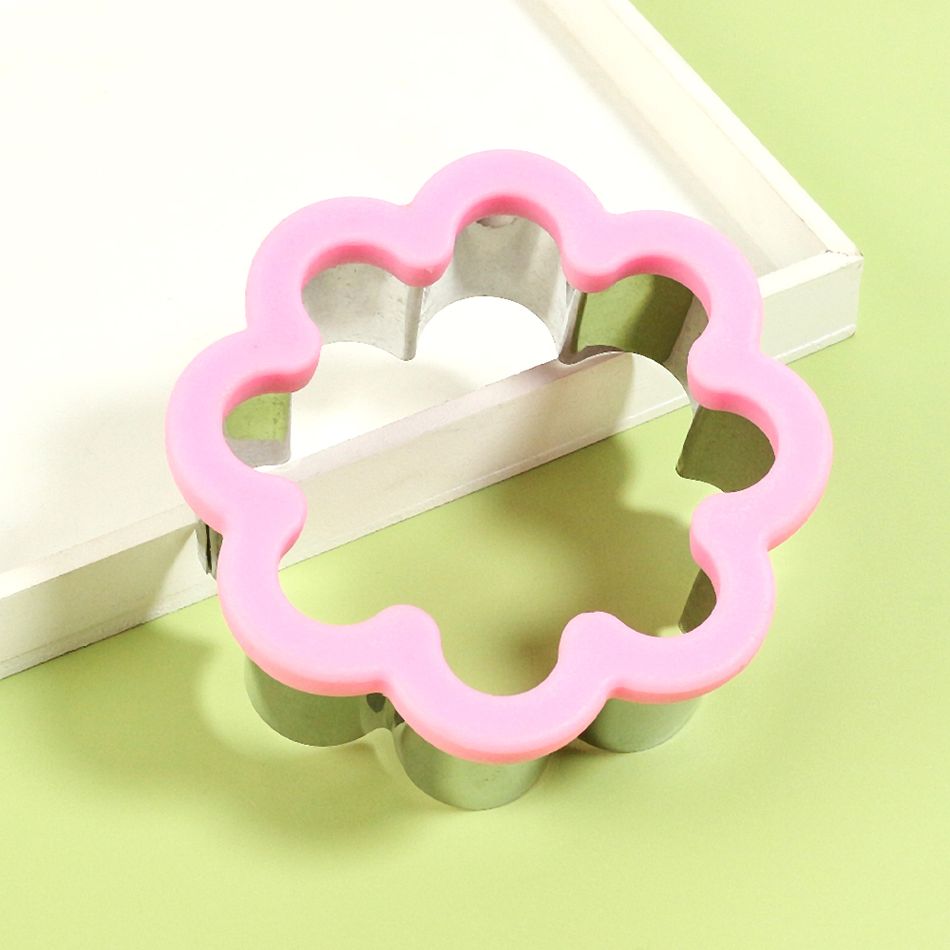 Cookie Cutters Shapes Baking Toonls Stainless Steel Molds Cutters for Kitchen Baking Light Pink