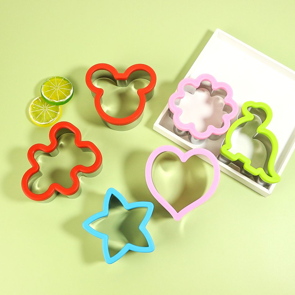 Cookie Cutters Shapes Baking Toonls Stainless Steel Molds Cutters for Kitchen Baking Light Pink big image 2