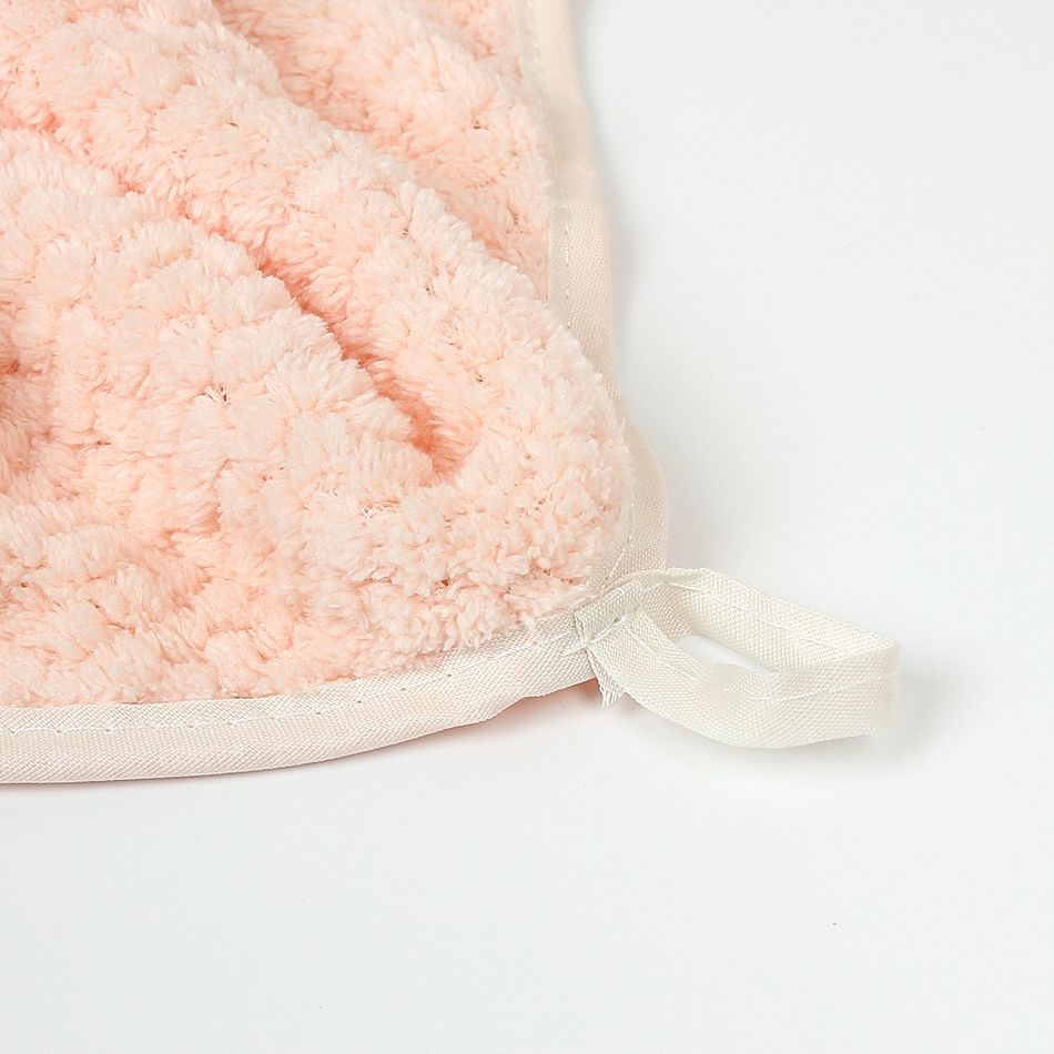 Soft Household Bath Towel Coral Fleece Super Absorbent Towel Bathrobe Bath Blanket 27.56X55.12inch Pink big image 10