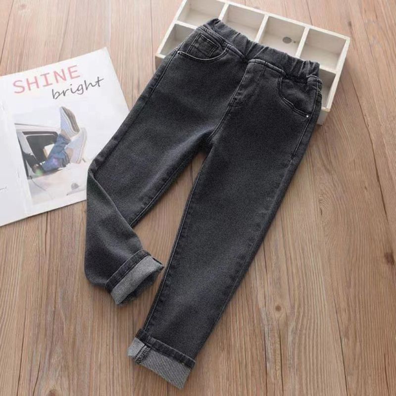 Kleinkinder Unisex Avantgardistisch Jeans schwarz