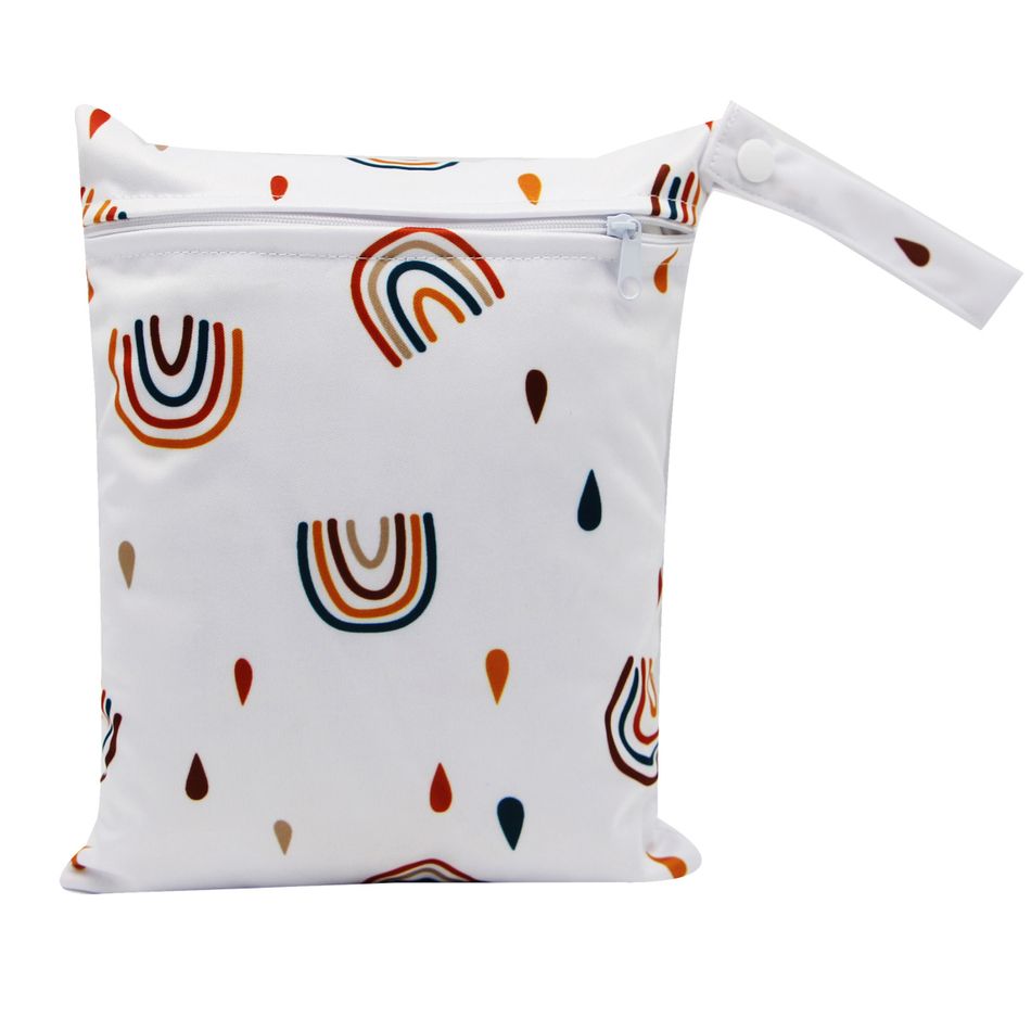 Cloth Diaper Bag Portable Wet Dry Bag for Travel Beach Pool Stroller Color-A big image 2