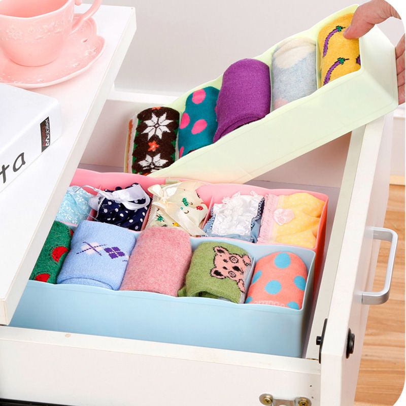 Convenient Drawer Clothes/Cosmetic Storage Box Pink