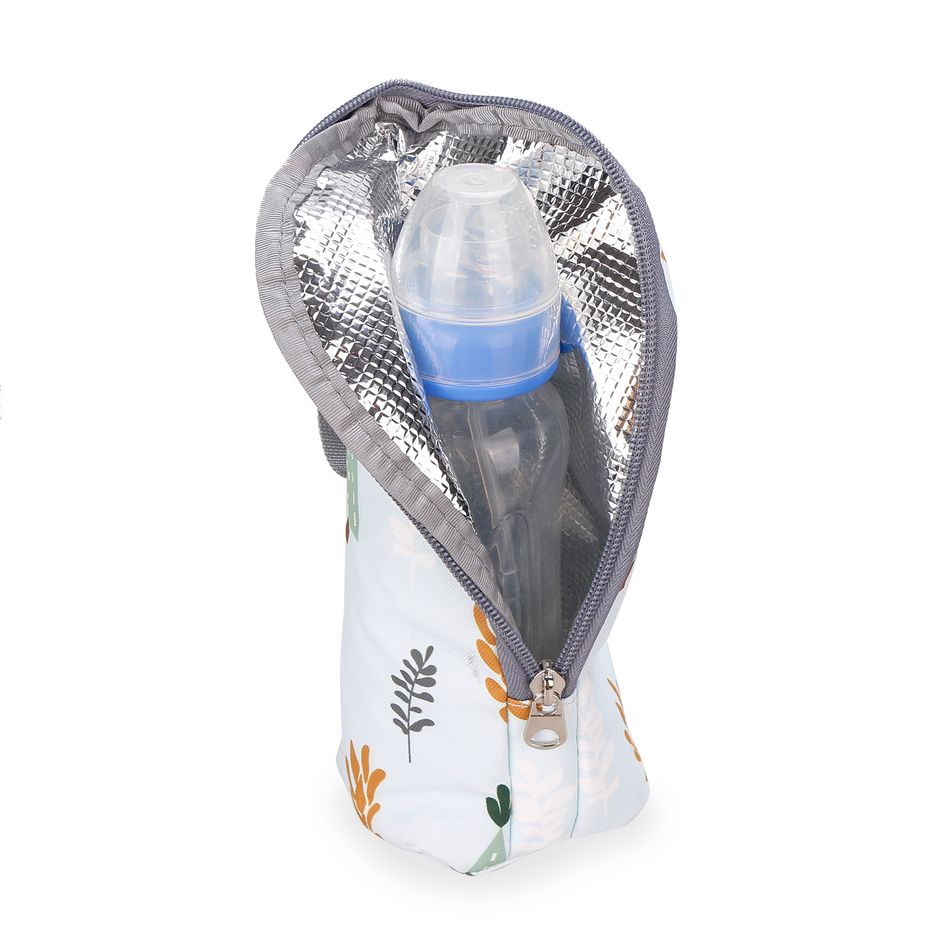 Cartoon Baby Feeding Milk Bottle Milk Warmer Insulation Bag Thermal Bag Mint Green big image 7
