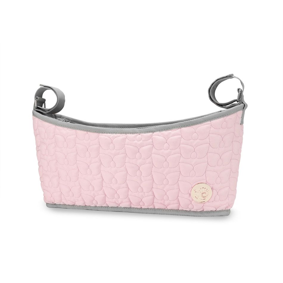 Universal Baby Stroller Organizer Adjustable Baby Stroller Bag Mom Bag Stroller Accessories Pink big image 7