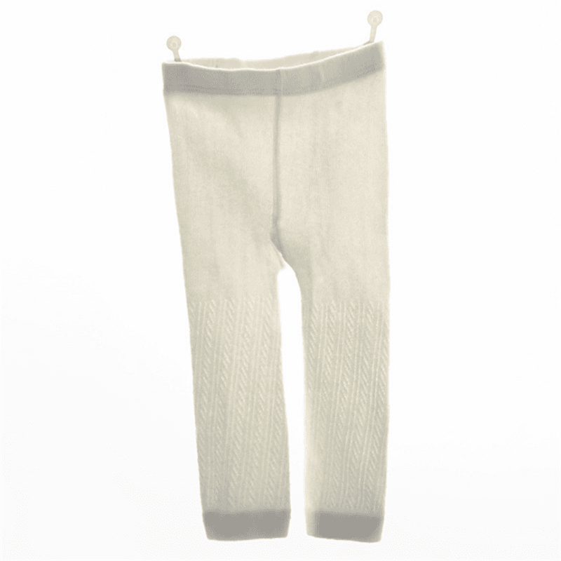 Baby / Toddler Cotton Solid Breathable Leggings  White