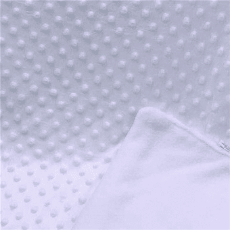 tratteggiata in pile-fodera coperta del bambino fasce biancheria da letto morbido neonato Bianco big image 4