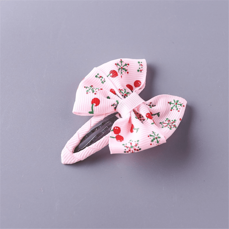 8-pack Pretty Bowknot Hairpins for Girls Pink big image 3