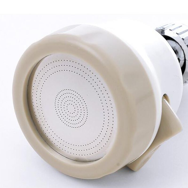 360 graus torneira ajustável chuveiro pressurizado torneira doméstico de água à prova de salpicos de poupança de filtro de cozinha água e filtro borbulhador Branco big image 6