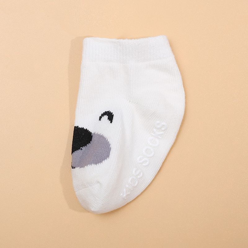 Baby / Toddler Adorable Animal Floor Socks  White big image 3