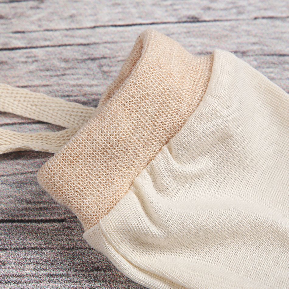 Atmungsaktiver, kratzfester Handschuh aus 100 % Baumwolle weiß big image 3