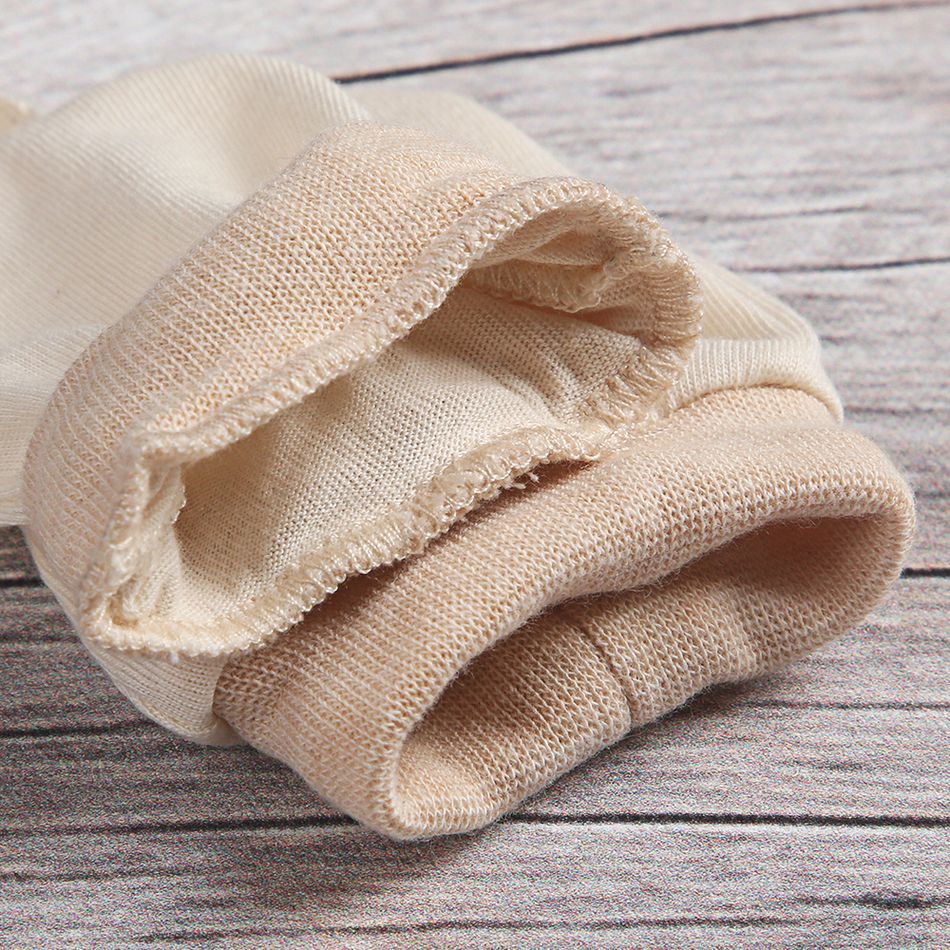 100% algodão luva anti-riscos respirável para bebé Branco big image 4