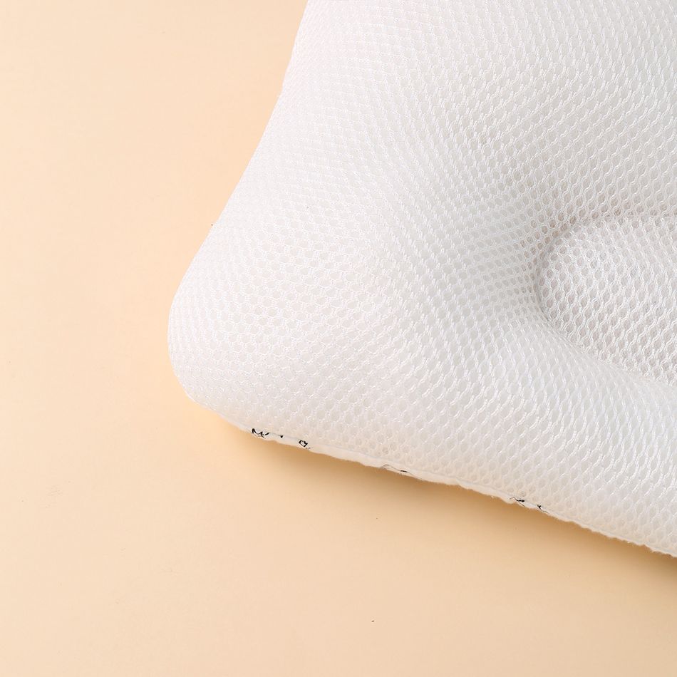 Travesseiro de dormir de algodão com estampa de desenhos animados para ajudar a prevenir e tratar a síndrome da cabeça chata Branco big image 4