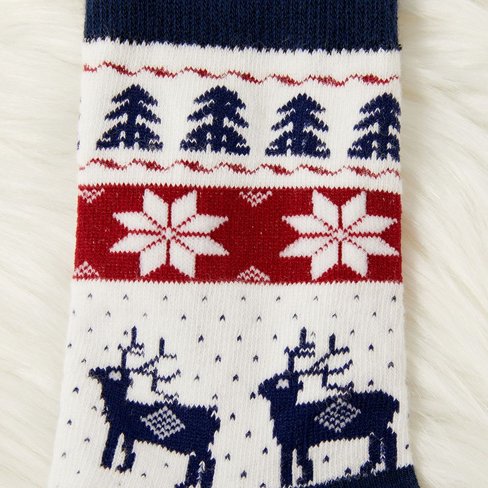 Family Matching Christmas Crew Socks White big image 7